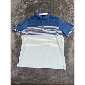 Puma Mens XL Paradise Point Camp Lejeune Polo Shirt  Stripes Golf Top